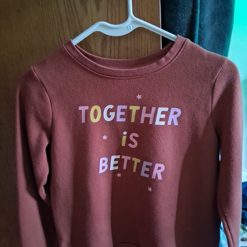 Kids Rust Sweatshirt - Together is Better
